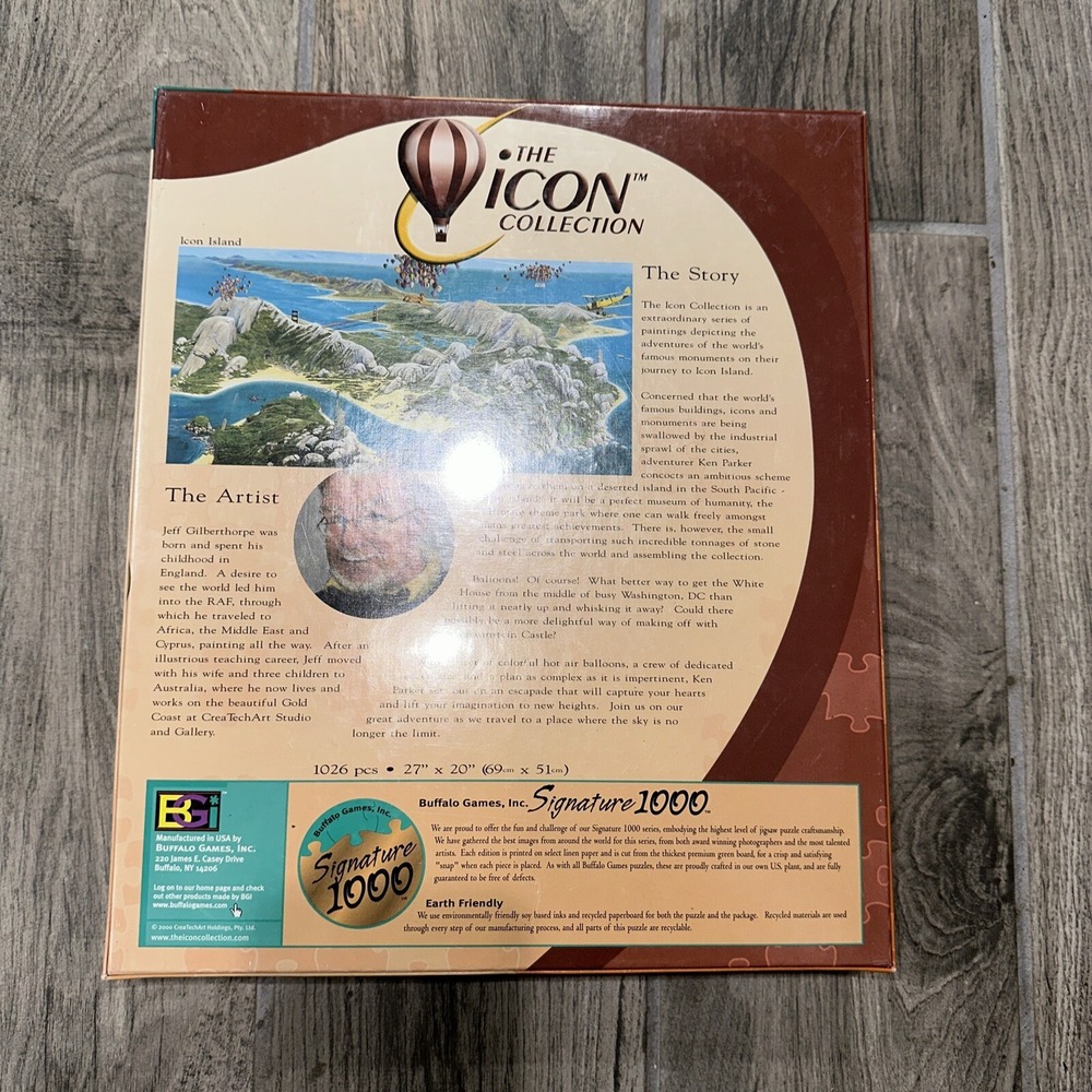 Buffalo Games Signature 1000 Puzzle Series White House Over the Grand Canyon NIB - Picture 4 of 8